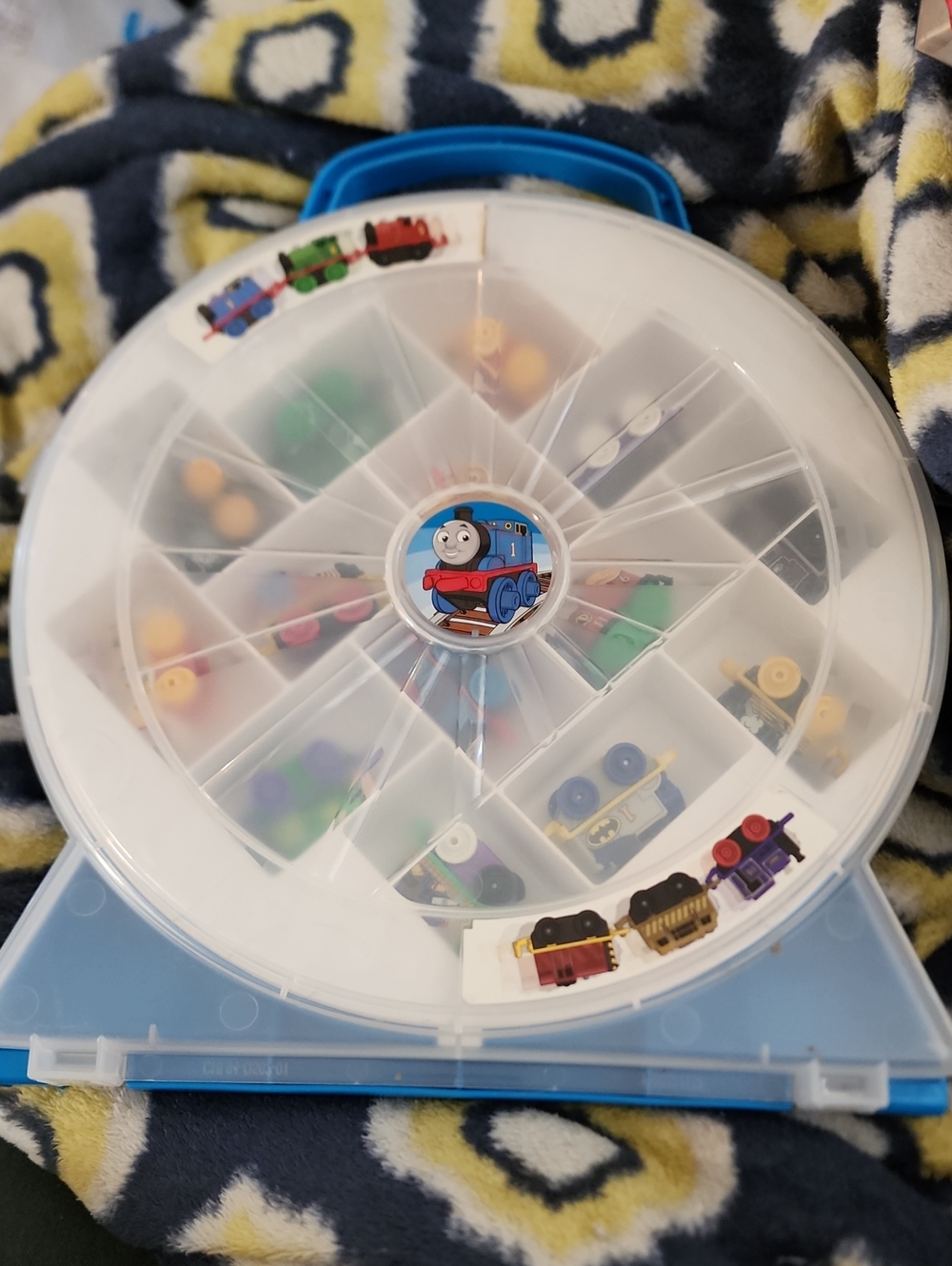 Thomas And Friends Mini Case Train Lot. Gold Thomas/DC Crossovers.